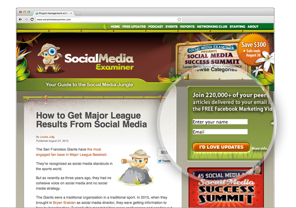 social media examiner social proof