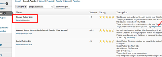 Google Author Link Plugin