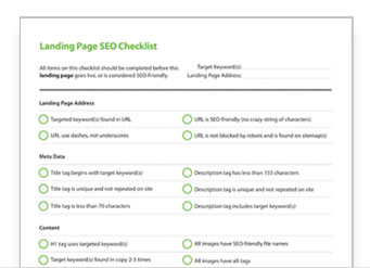 Landing Page Checklist