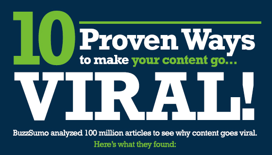 10 Proven Ways To Make Your Content Go Viral 