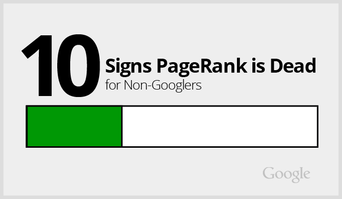 Is Google PageRank Dead