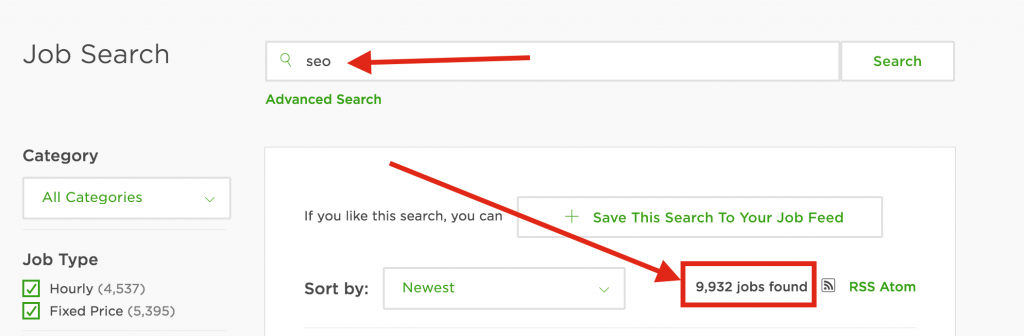 SEO Jobs On Upwork